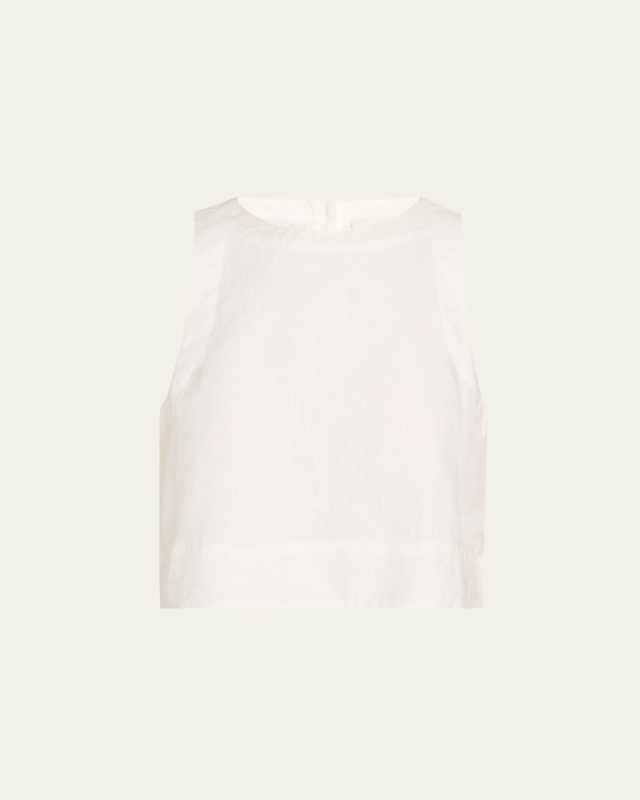 Poppy Linen Crop Top
